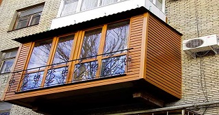 Внешняя отделка балкона Бердск цена от 1020 руб. м/2.