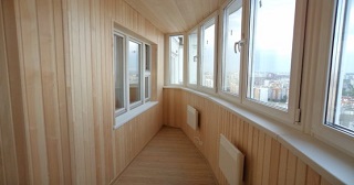 Внутренняя отделка лоджии Бердск, цена от 204 руб. м2